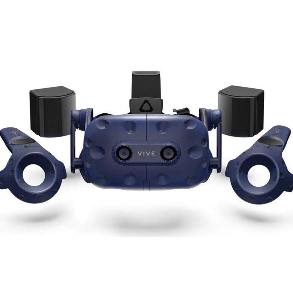 Blue VR Headset and Controllers